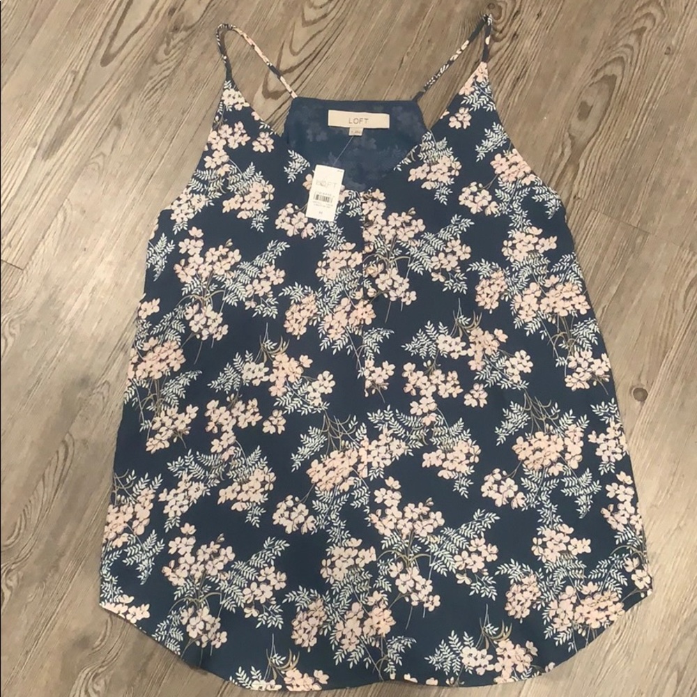 Floral tank top by Ann Taylor LOFT NWT